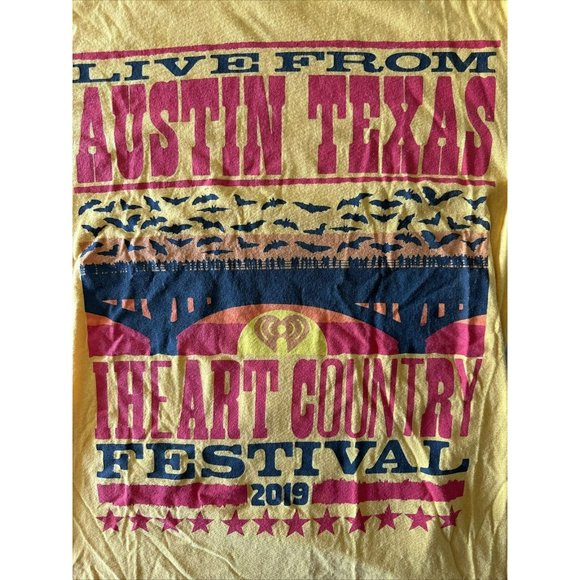 2019 I Heart Country Festival T Shirt Size M - Picture 1 of 2